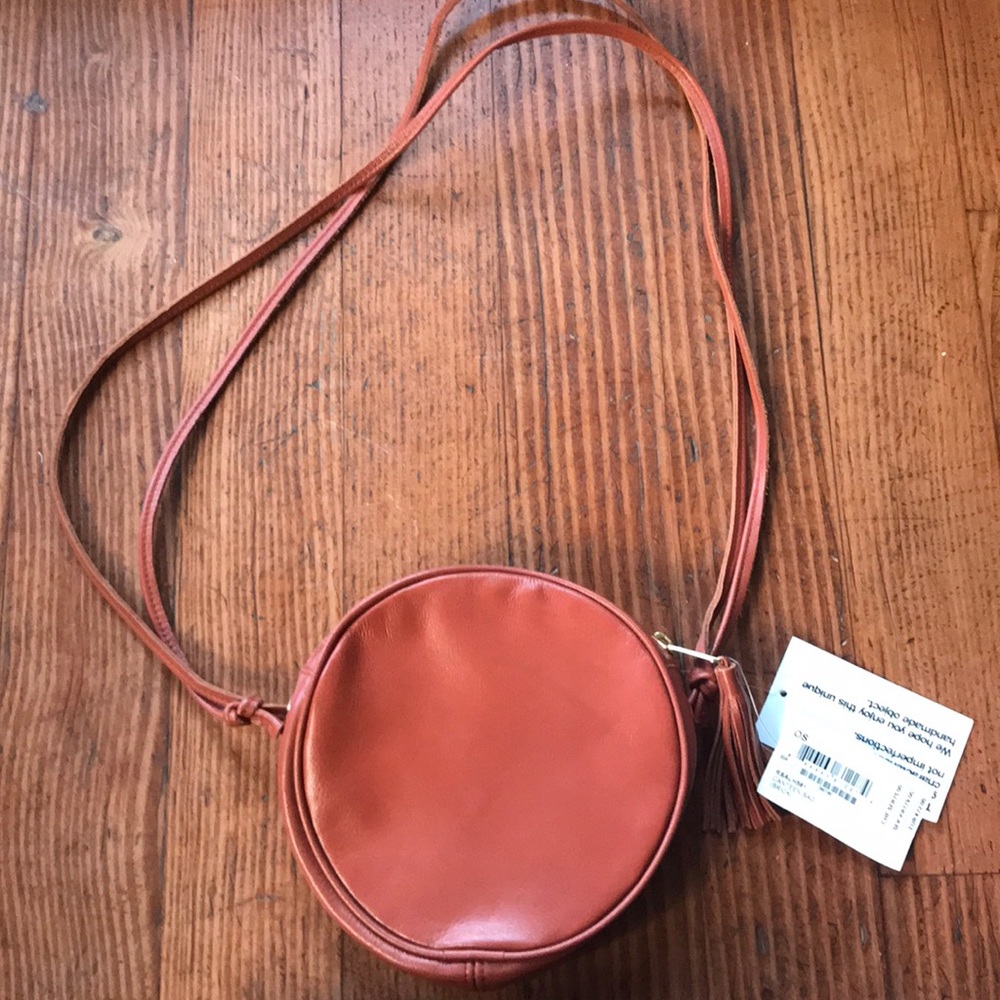 American Apparel genuine leather purse